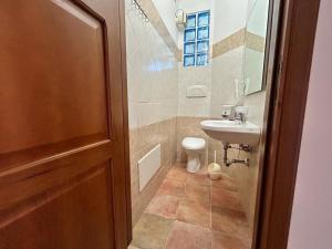 Koupelna v ubytování Hotel I Menhirs