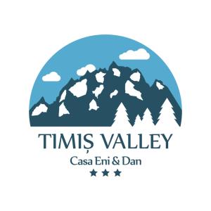 un logo pour la sortie et le barrage de la vallée de la timmine dans l'établissement Timis Valley, Casa Eni&Dan, à Predeal