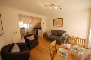 Istumisnurk majutusasutuses Crab Cottage