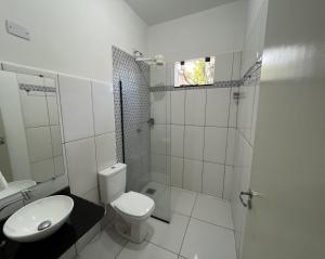 Ένα μπάνιο στο Solar do Cerrado Hotel