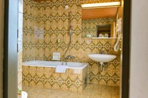 Kúpeľňa v ubytovaní Ferienhotel Alber