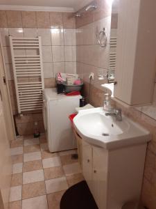 Ett badrum på Tzil home