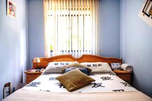 Кровать или кровати в номере Apartamento Sossego-Viasoft-UP-Ecoville-INC-FioCruz-CIC