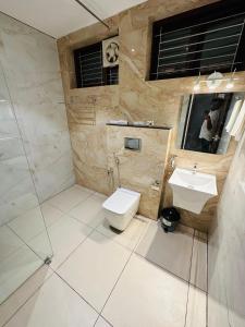 Koupelna v ubytování Farm Fort Resort