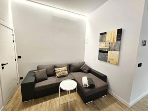 a living room with a couch and a table at Loft céntrico y acogedor UAT01526 in Pamplona