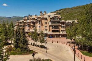 a large building with a road in front of it at Beaver Creek Lodge 511 in Beaver Creek