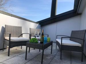 Nápoje v ubytování Ferienwohnung am Rhein