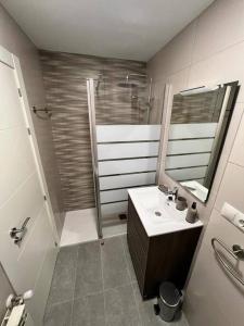 Koupelna v ubytování Apartamento acogedor