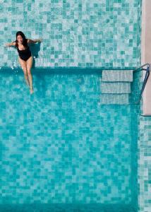Bazén v ubytování Praiano Hotel nebo v jeho okolí
