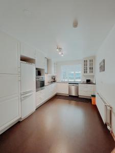 Cucina o angolo cottura di Gamli Skólinn Húsavík
