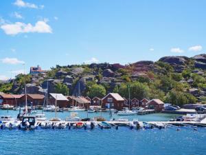 a group of boats docked in a marina at 4 star holiday home in Bovallstrand-By Traum in Bovallstrand