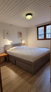 Postel nebo postele na pokoji v ubytování Chalet La Boverie 195
