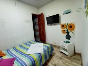 TV a/nebo společenská místnost v ubytování hotel el opita