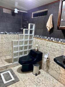 Ванная комната в Cabañas Tierra Fertil