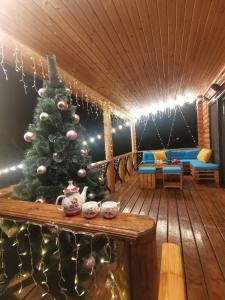 Area soggiorno di Деревянный дом