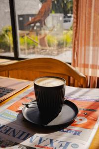 Hotel Verge Launceston的咖啡和沏茶工具