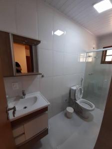 Salle de bains dans l'établissement Seu Refúgio na Montanha Magnífica
