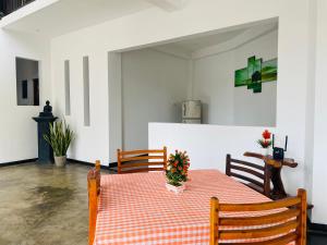A seating area at Cinnamon City