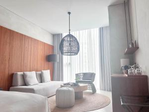 Katil atau katil-katil dalam bilik di 了了礁溪 Vivir Jiaoxi Hotel