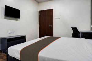 Ένα ή περισσότερα κρεβάτια σε δωμάτιο στο Hotel Grey Stone