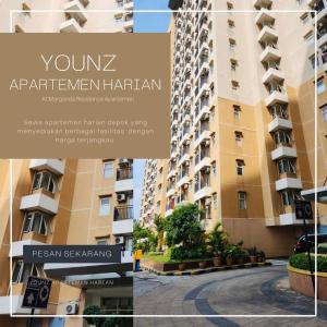 a collage of photos of a apartment building at Room Transit 3jam Apartemen Margonda Residence 2 By Younz Apartemen in Pondokcina