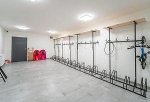 Fitness centrum a/nebo fitness zařízení v ubytování Apartmán víla Amálka