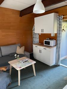 Kuchyň nebo kuchyňský kout v ubytování Apartmány pod Rališkou