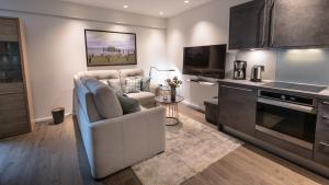 Η κουζίνα ή μικρή κουζίνα στο Ocean House Glück