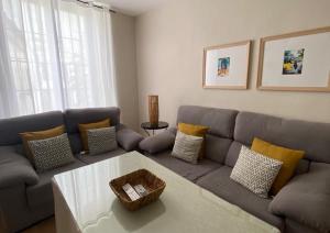 Χώρος καθιστικού στο Apartamento Plaza Grande