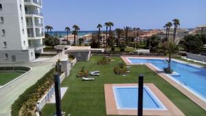 a view of a resort with a swimming pool at la mata aqua nature in La Mata