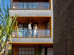 Балкон или терраса в Secana Beachtown Resort & Residences