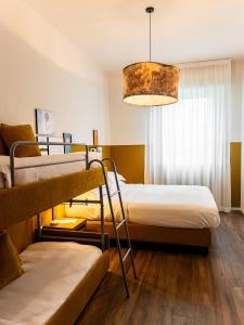 Postel nebo postele na pokoji v ubytování Lu. b&b