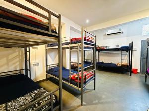 Zimmer mit 4 Etagenbetten in einem Zimmer in der Unterkunft Trip In Hostel, Udaipur in Udaipur + 72 Fotos