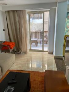 Posezení v ubytování sheraton apartment