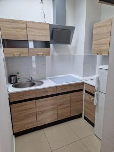 Kuchyňa alebo kuchynka v ubytovaní Apartamenty „Lofty w piecowni” + 37 fotografií