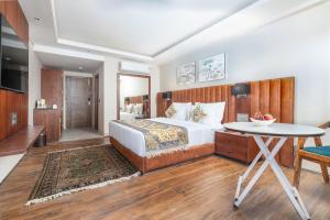 Letto o letti in una camera di Hotel 11 Boulevard