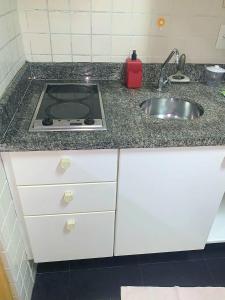 Kuchyň nebo kuchyňský kout v ubytování Super Conforto - Allianz Parque - Com Estacionamento - 401