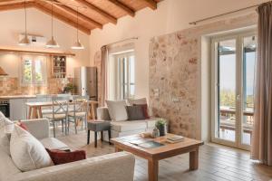 Χώρος καθιστικού στο AELIA VILLA