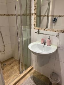 A bathroom at Villa Kokosowa