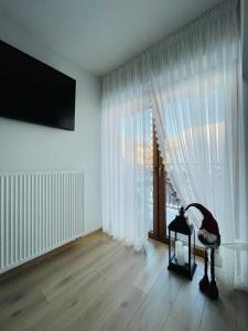 TV a/nebo společenská místnost v ubytování Apartamenty Stasikówka