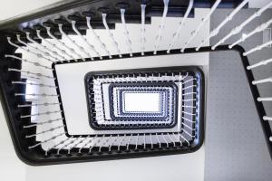 a close up of the front grill of a car at Hospes Puerta de Alcalá, a Member of Design Hotels in Madrid