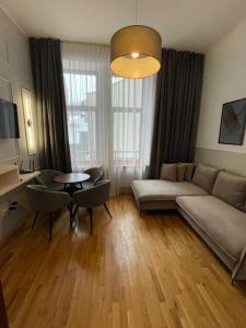 Posezení v ubytování ON/SET APARTHOTEL