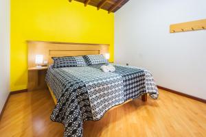Letto o letti in una camera di Hotel Real Guatapé
