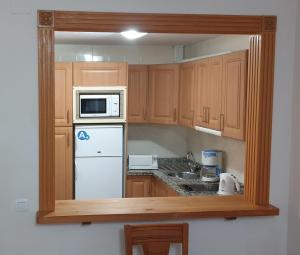 Kuchyňa alebo kuchynka v ubytovaní Apartamentos Nerja Bahia