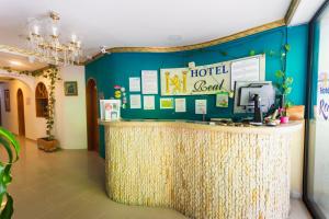 Vstupní hala nebo recepce v ubytování Hotel Real Guatapé