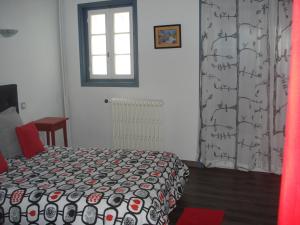 Postel nebo postele na pokoji v ubytování Gite Izaxulo