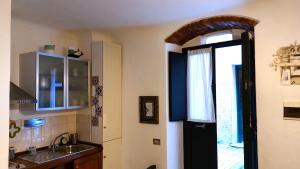 Dapur atau dapur kecil di La stanzetta Doria
