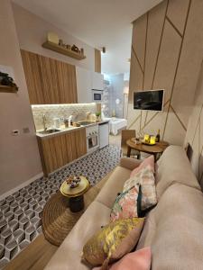 Lounge garden sea relax的厨房或小厨房
