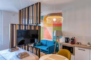 Una cama o camas en una habitación de Le scandinave