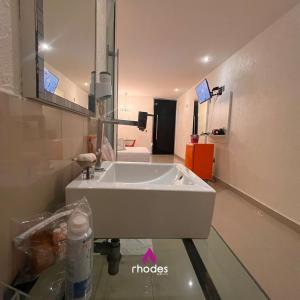 Kupaonica u objektu Rhodes Hotel Caruaru